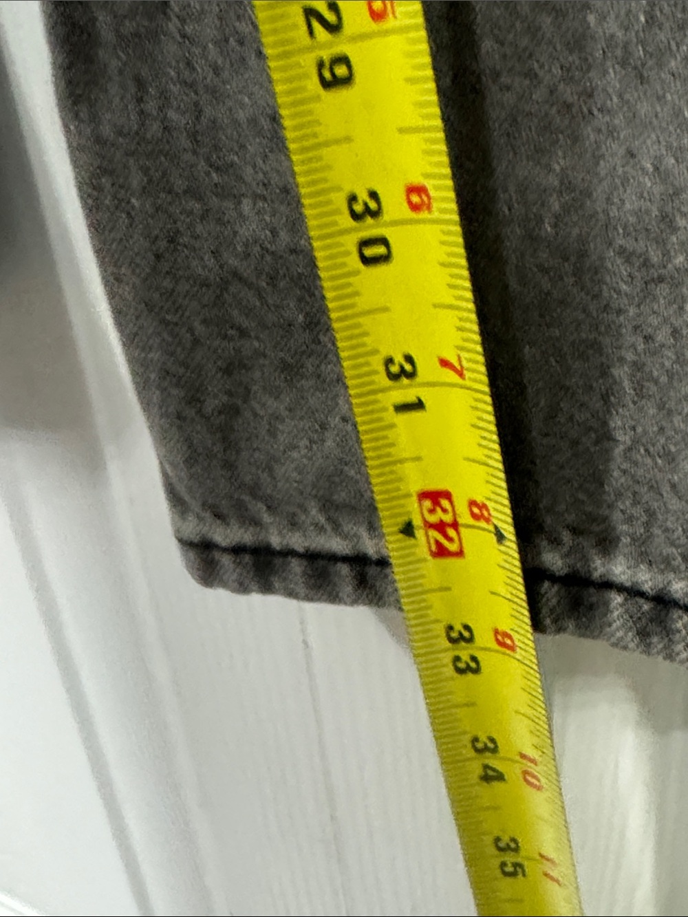 Levi's 501 ‘93 Premium Big E Men's Washed Gray Slim Straight Jeans Size W31X34 - Picture 13 of 14